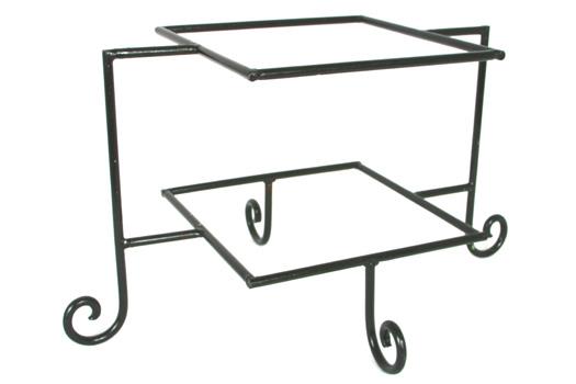 Rental store for STAND, ALUMINUM 2-TIER SQ  SILVER in Atlanta GA