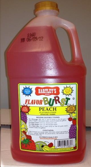 Rental store for RESALE, SNO-CONE SYRUP - PEACH in Atlanta GA