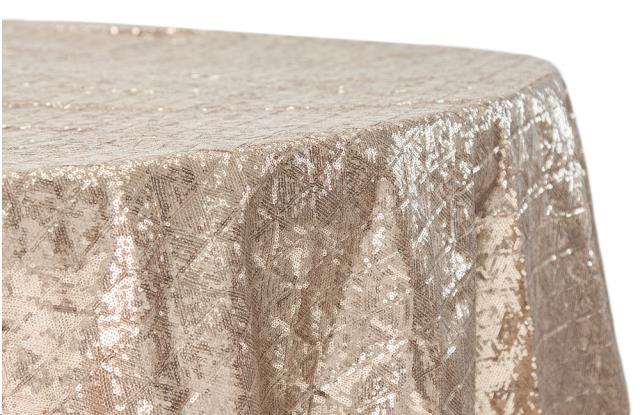 Rental store for LINEN, 120 RD. DIAMOND GLITZ CHAMPAGNE in Atlanta GA