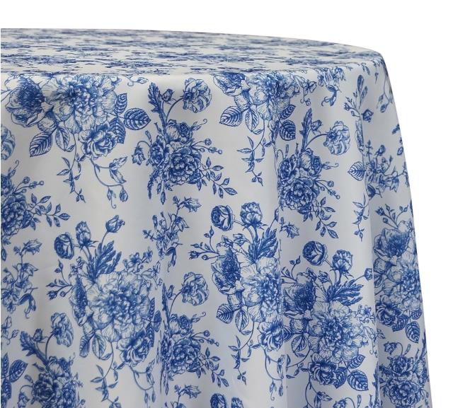 Rental store for LINEN, 120 RD. FRENCH TOILE BLUE WHITE in Atlanta GA