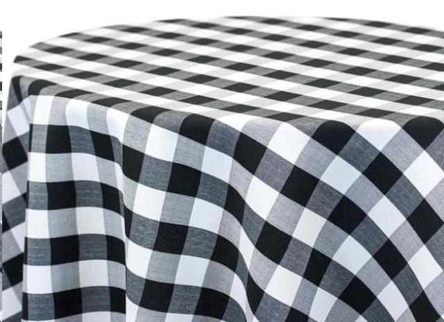 Rental store for LINEN, 132 RD. GINGHAM BLACK WHITE in Atlanta GA