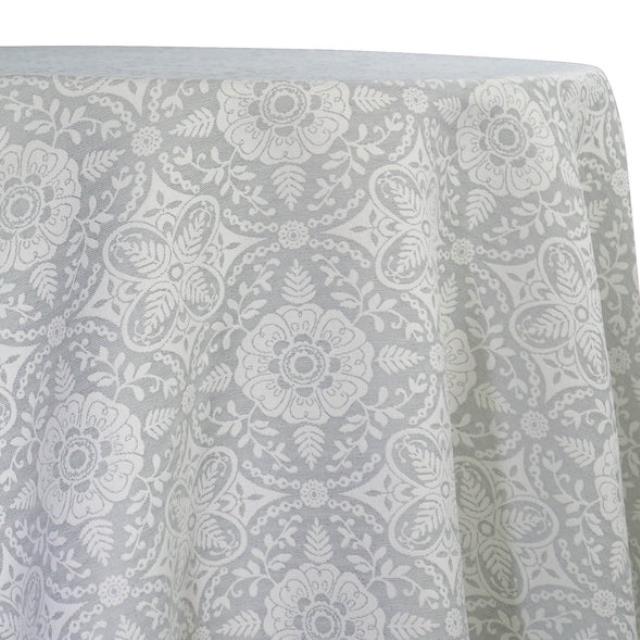 Rental store for LINEN, 120 RD. MOROCCO JACQUARD GREY in Atlanta GA