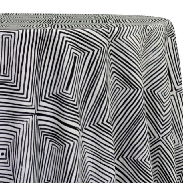 Rental store for LINEN, 108X156 MODENA BLACK WHITE in Atlanta GA