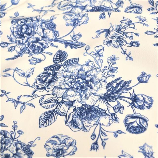 Rental store for FRENCH TOILE PRINT - BLUE WHITE in Atlanta GA
