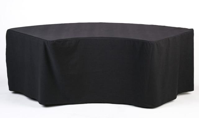 Rental store for LINEN, 5X10 SERPENTINE FITTED BLACK in Atlanta GA