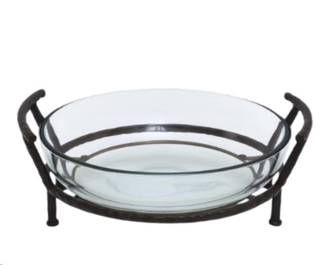 Rental store for BOWL, GLASS W METAL STAND in Atlanta GA