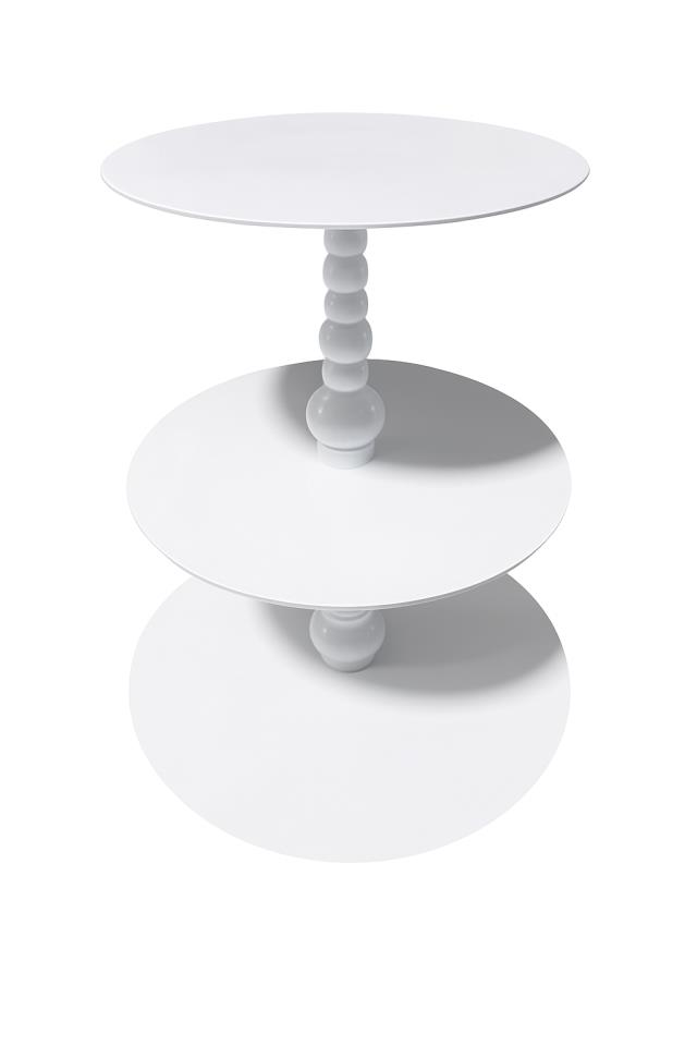 Rental store for STAND, 3 TIER SERVER -WHITE 11 X14 X24 in Atlanta GA