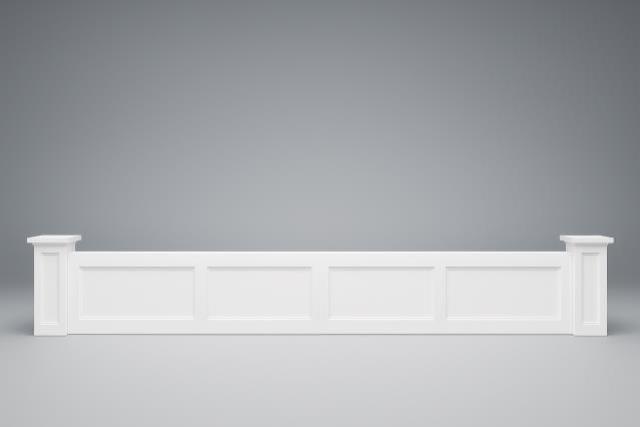 Rental store for STAGE FACADE SURROUND - WHITE PANEL 4X2 in Atlanta GA