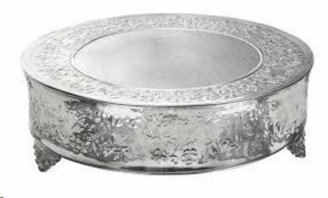 Rental store for CAKE STAND - SILVER ORANTE in Atlanta GA