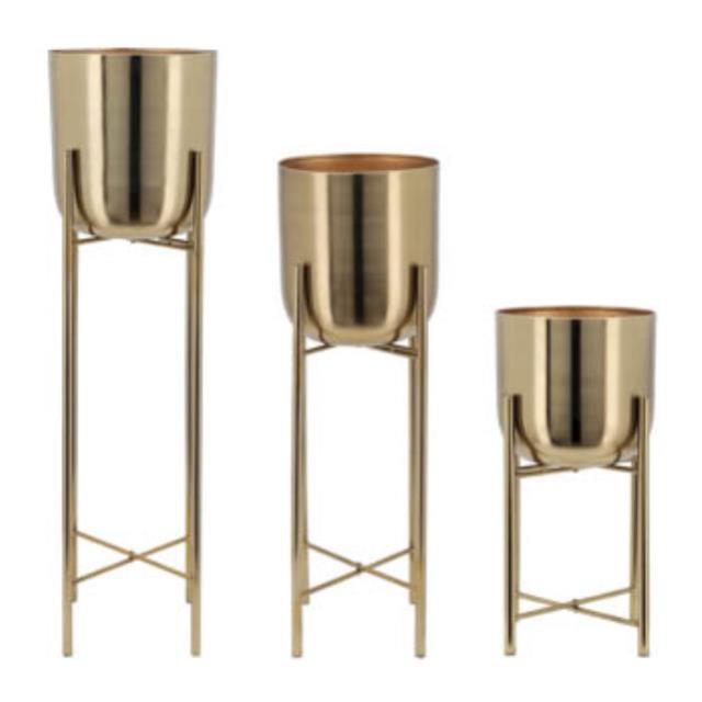 Rental store for DECOR - GOLD PLANTER STANDS in Atlanta GA