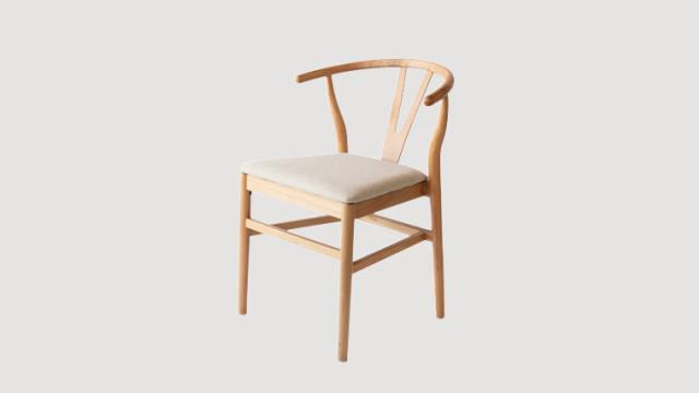 Rental store for WISHBONE DINING CHAIR - NATURAL WOOD in Atlanta GA
