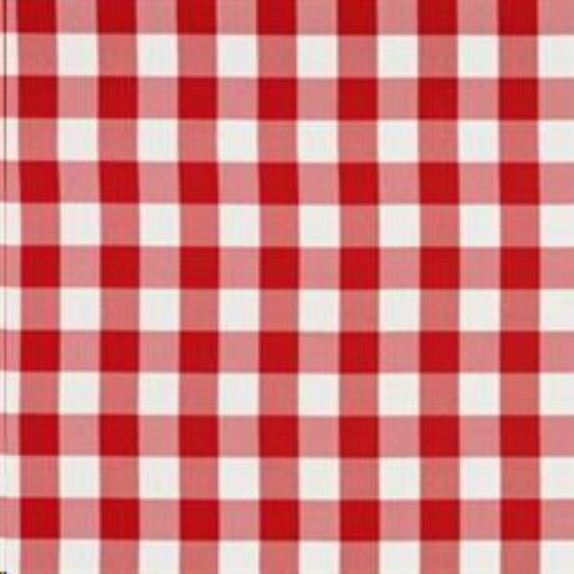 Rental store for LINEN, 72X72 SQ. GINGHAM RED in Atlanta GA